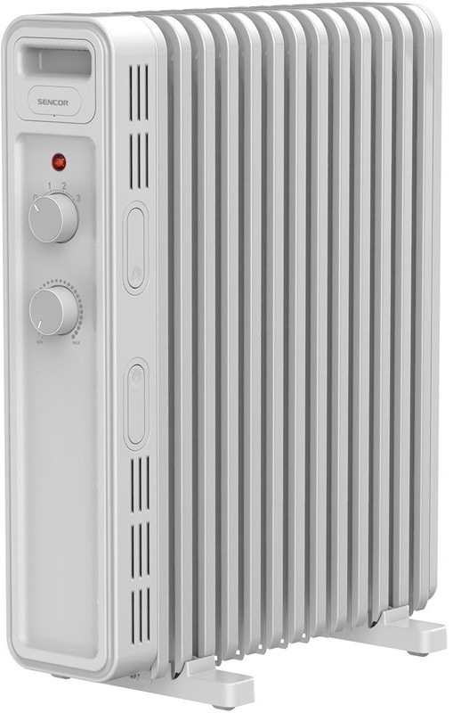 Olejový radiátor Sencor SOH 3413WH s příkonem 2500W