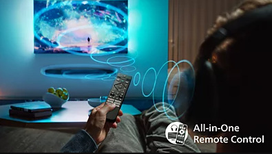 Televize Philips 100PQS9001 U Philips 100PQS9001 je výhodou i intuitivní ovládání