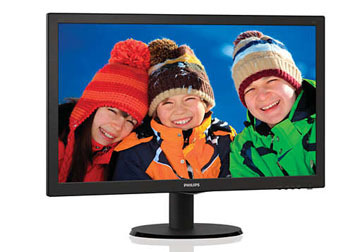 Philips 223V5LHSB2, černá