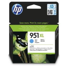 Inkoustová náplň HP No. 951XL, 1500 stran - originální (CN046AE) modrá