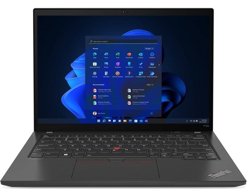 Notebook Lenovo ThinkPad P14s Gen 3 černý