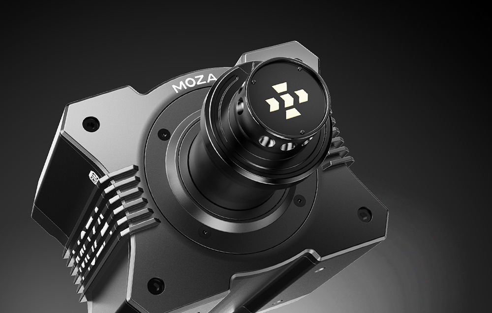 Základna Moza Racing R12 V2 (PC) hliník Moza Racing R12 V2 (PC) se opírá o výkonný motor