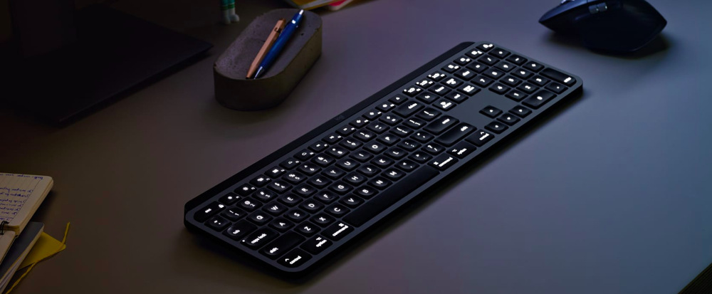 Klávesnice Logitech Wireless MX Keys for Mac, US šedá