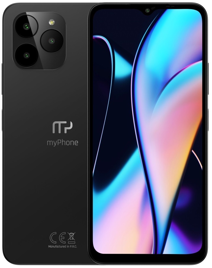 Mobilní telefon myPhone N23 6 GB / 128 GB černý