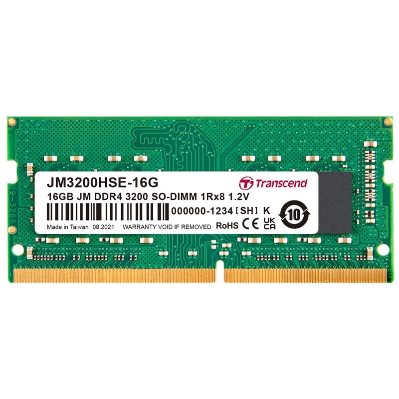 Operační paměť Transcend JetRam 16GB DDR4 3200MHz CL22