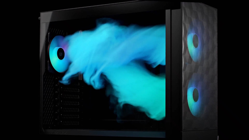 Case FRACTAL DESIGN Pop Air RGB Magenta Core Tempered Glass Clear Tint černá FRACTAL DESIGN Pop Air RGB Magenta Core Tempered Glass Clear Tint