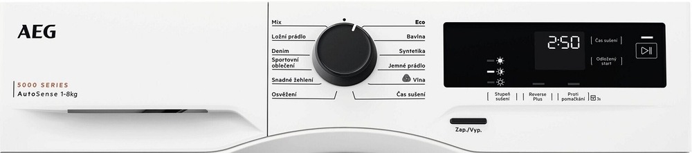 Ovládací panel sušičky AEG T5DZ8BC řady 5000
