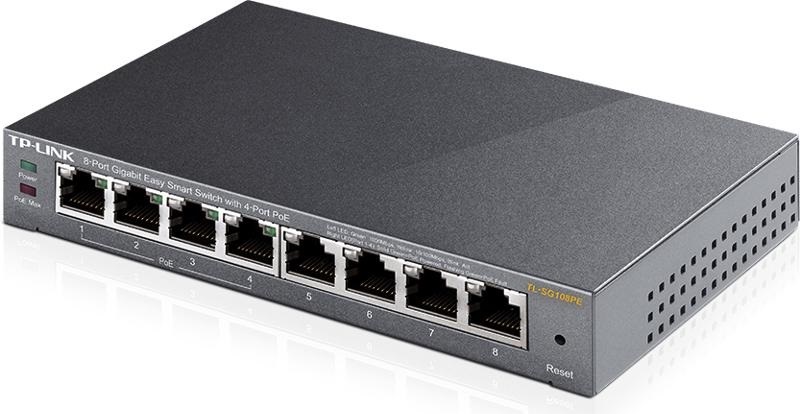 Switch TP-Link TL-SG108PE černý