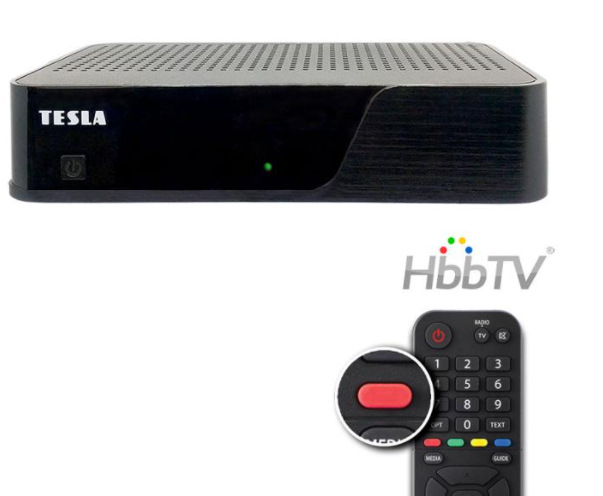 Set-top box Tesla HYbbRID TV T200 černý