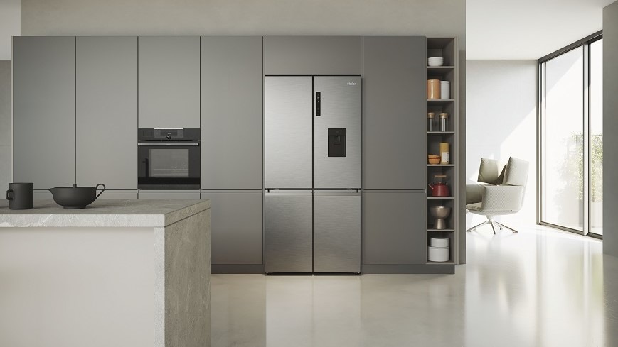 Americká lednice Haier HCR5919EHMP