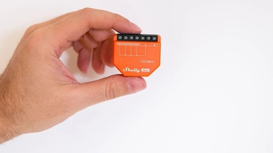 Modul Shelly Gen3 i4, 4 vstupy, 230 V, WiFi a BT - oranžový