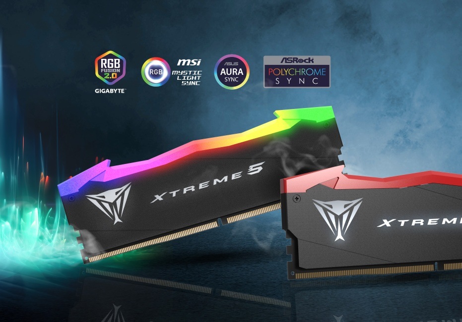 Operační paměť Patriot Viper Extreme 5 RGB 32GB (2x16GB) DDR5 7600MHz CL36 Operační paměť Patriot Viper Extreme 5 RGB 32GB (2x16GB) DDR5 7600MHz CL36