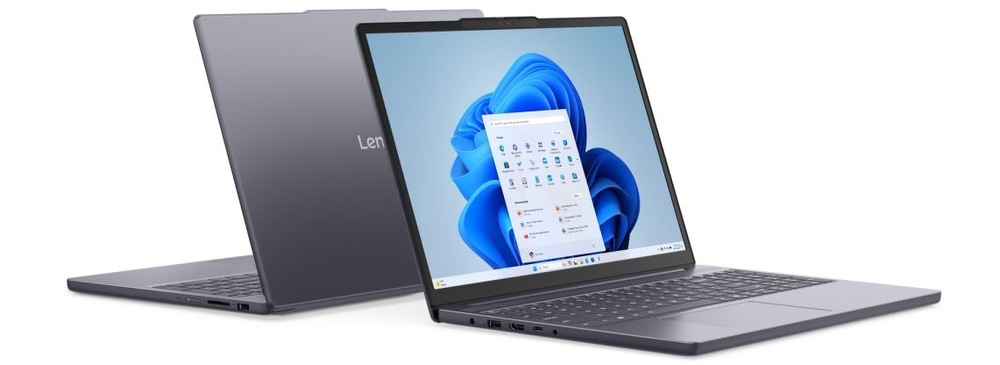 Notebook Lenovo IdeaPad Slim 3 15IRH10 šedý Notebook Lenovo IdeaPad Slim 3 15IRH10 z bočního úhlu