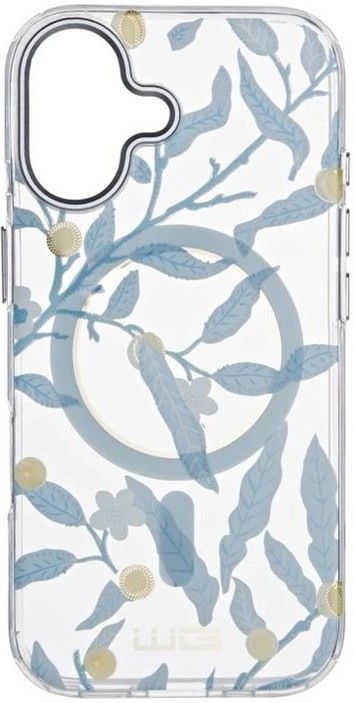 Kryt na mobil WG Floral Magnet Apple iPhone 17 v modrém designu