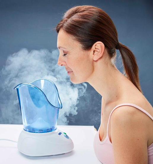 Obličejová sauna Lanaform Facial Care modrá Obličejová sauna Lanaform Facial Care
