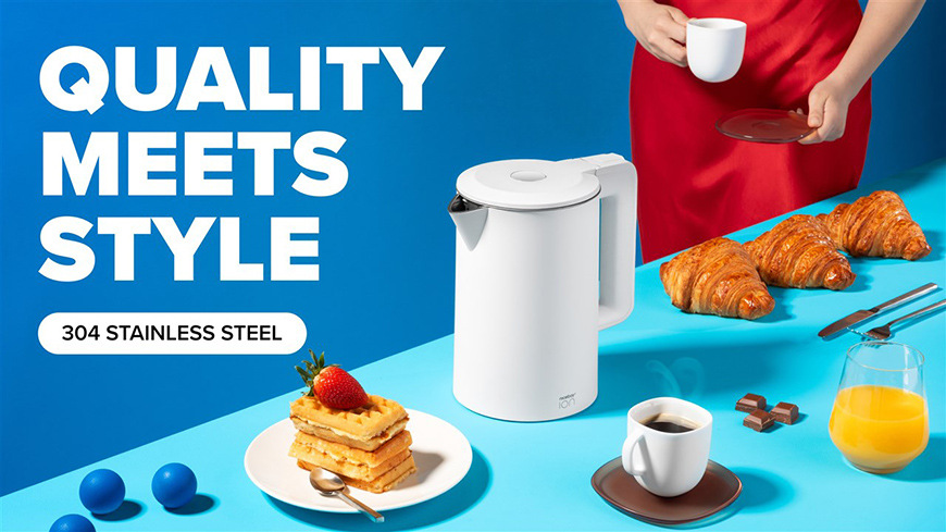 Rychlovarná konvice Niceboy ION Kettle K3 Polar white