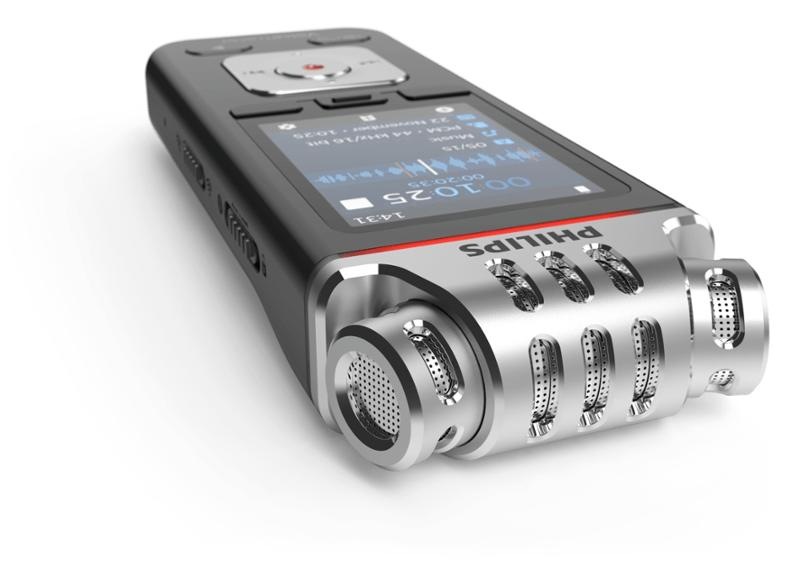 Diktafon Philips DVT6110 černý/stříbrný
