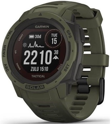 Chytré hodinky Garmin Instinct Solar Tactical Optic zelené