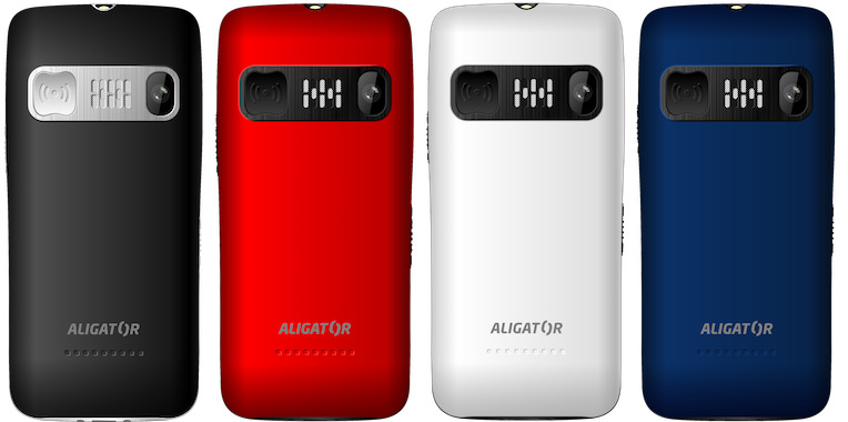 Mobilní telefon Aligator A675 Senior černý Mobilní telefon Aligator A675 Senior černý