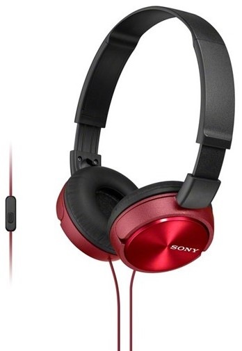 Sony MDR-ZX310AP, červená