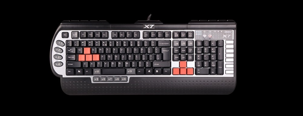 Klávesnice A4Tech G800V, USB, CZ černá A4Tech G800V