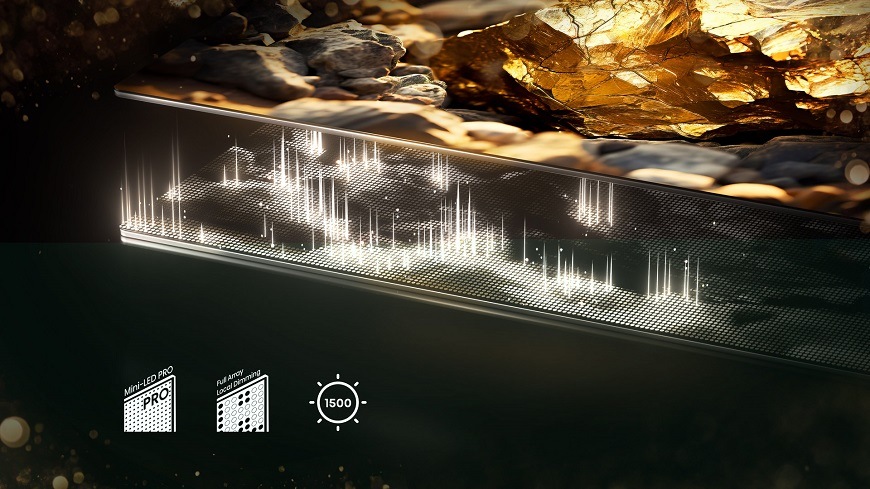 Televize Hisense 65U7NQ, Mini LED podsvícení