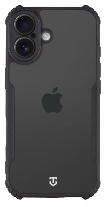Kryt na mobil Tactical Quantum Stealth na Apple iPhone 17 v černo-průhledné barvě