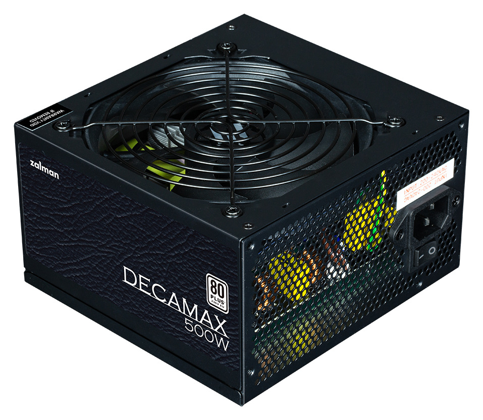 Zdroj Zalman Decamax 500W zboku