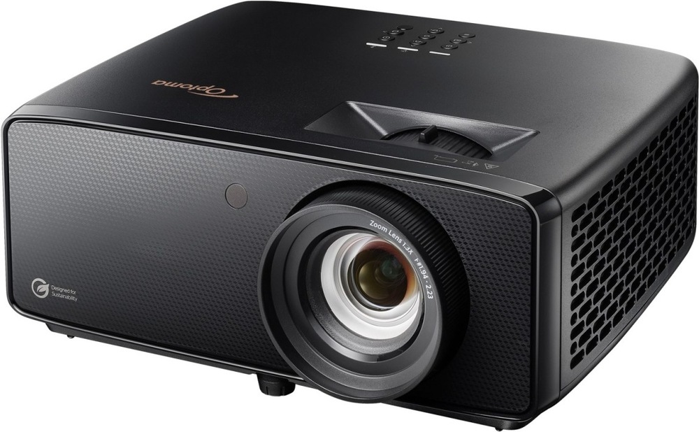 Domácí projektor Optoma UZ38X, černá barva