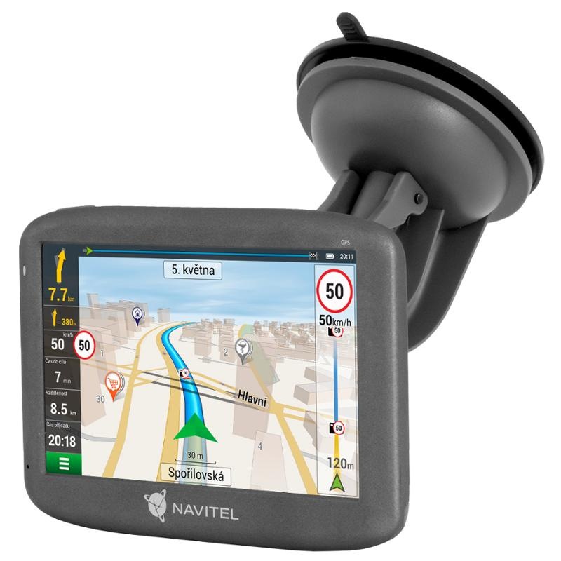 Navigační systém GPS NAVITEL E505 MAGNETIC černá