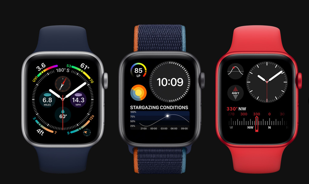 Chytré hodinky Apple Watch Nike Series 6 GPS 44mm pouzdro ze stříbrného hliníku - platinový/černý sportovní řemínek Nike