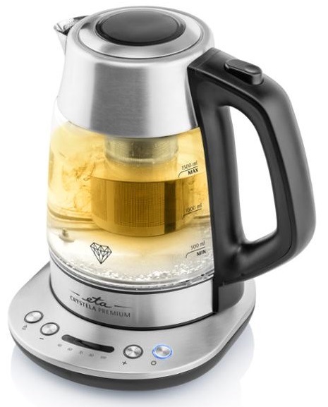 Rychlovarná konvice ETA Crystela Premium 9153 90000 nerez/sklo