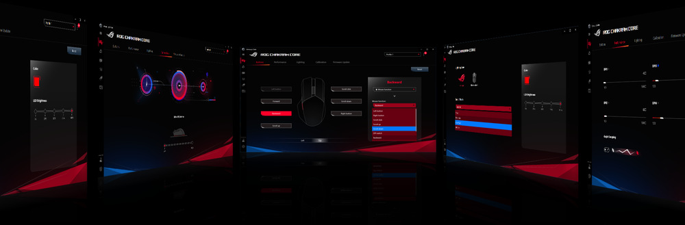 Myš Asus ROG Chakram Core černá Myš Asus ROG Chakram Core černá