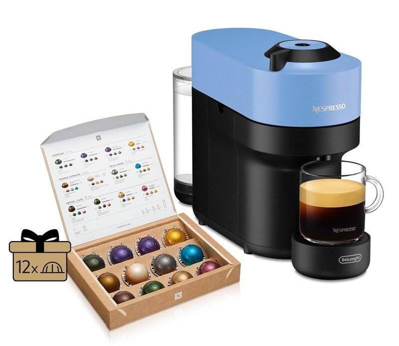 Kapslový kávovar De'Longhi Nespresso Vertuo Pop ENV90.A modrý