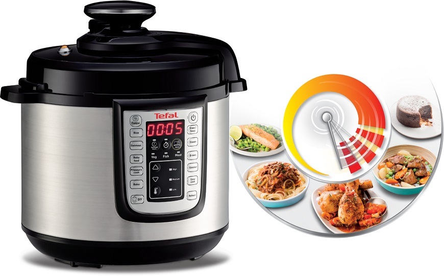 Hrnec elektrický Tefal CY505EE0 černý/stříbrný
