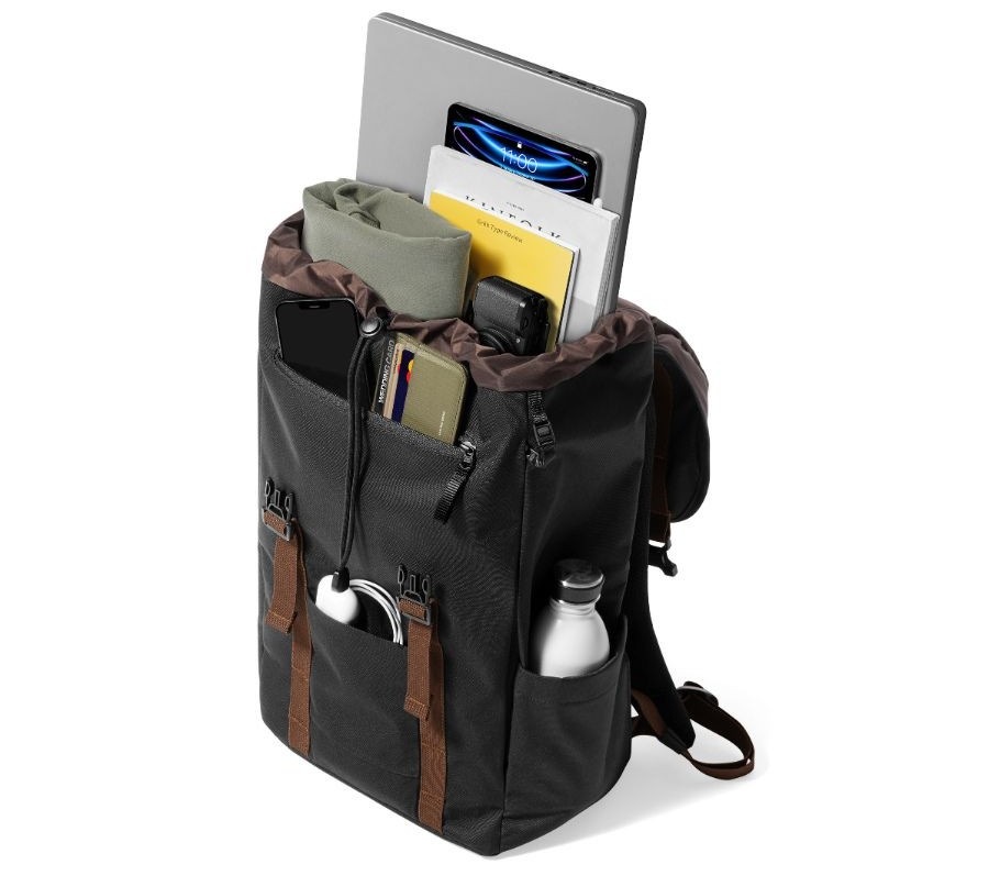 Batoh na notebook tomtoc VintPack - TA1 černý Batoh na notebook tomtoc VintPack - TA1 - černý