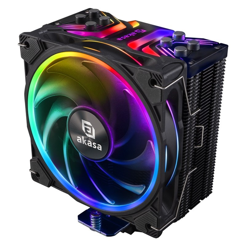 Chladič CPU AKASA SOHO H4, LGA1700 Edition, 4 Heatpipes, ARGB