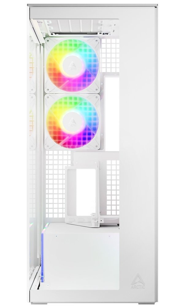 Case Arctic Cooling Xtender VG Clear detail z přední strany