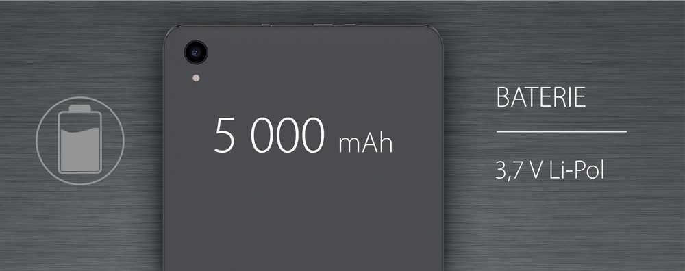 Dotykový tablet iGET SMART L203C + obal šedý