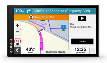 Navigační systém GPS Garmin dezl LGV610 Europe45 černý