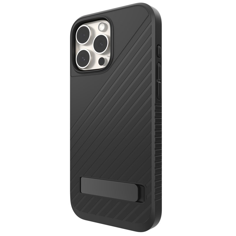 Kryt na mobil ZAGG Denali Snap KickStand na Apple iPhone 16 Pro Max černý