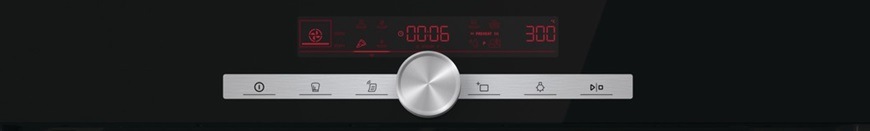 Vestavná trouba Mora VTCS785BXB, černá, ovládací panel