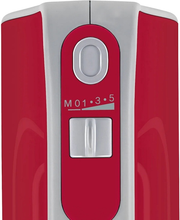 Ruční šlehač Bosch MFQ40303 stříbrný/červený