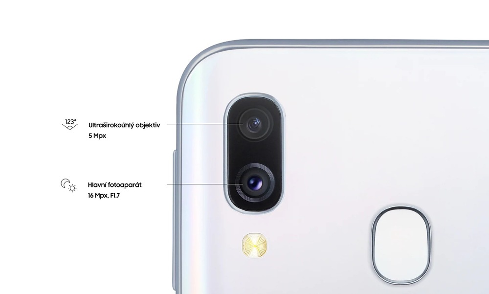 Mobilní telefon Samsung Galaxy A40 Dual SIM černý