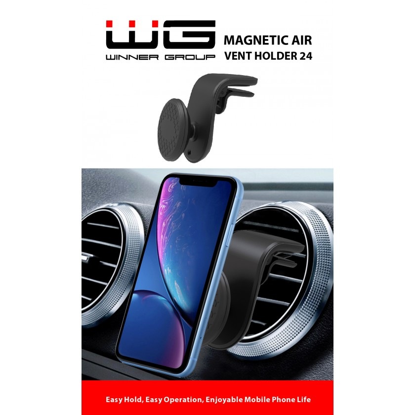 Držák na mobil WG 24, magnetický černý Držák na mobil WG 24