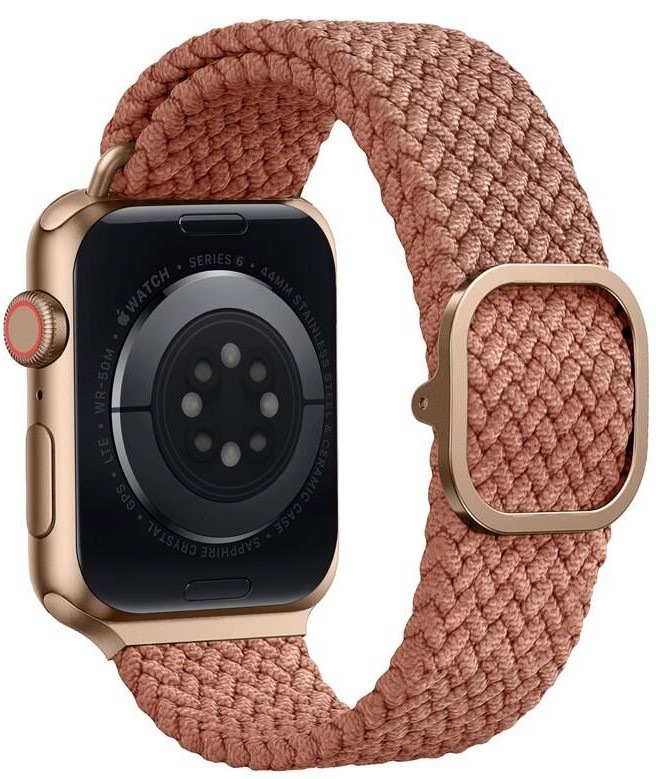 Řemínek Uniq Aspen na Apple Watch 42/44/45mm růžový