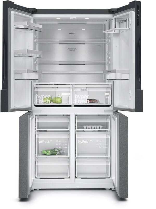 Americká lednice Siemens iQ300 KF96NAXEA HomeConnect černá/ocel