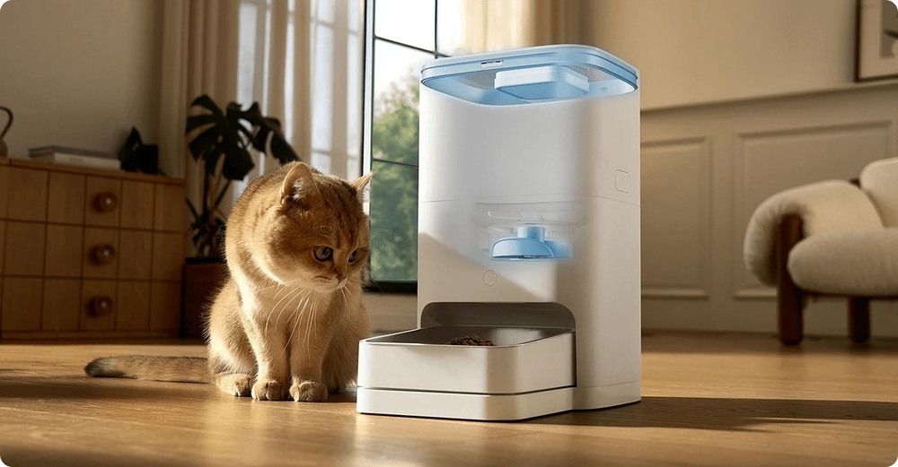 Chytré krmítko Xiaomi Smart Pet Food Feeder 2 EU bílé