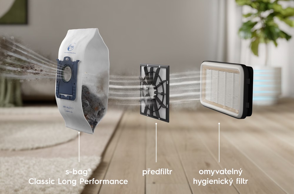 Podlahový vysavač Electrolux 500 Clean EB51C2DB modrý