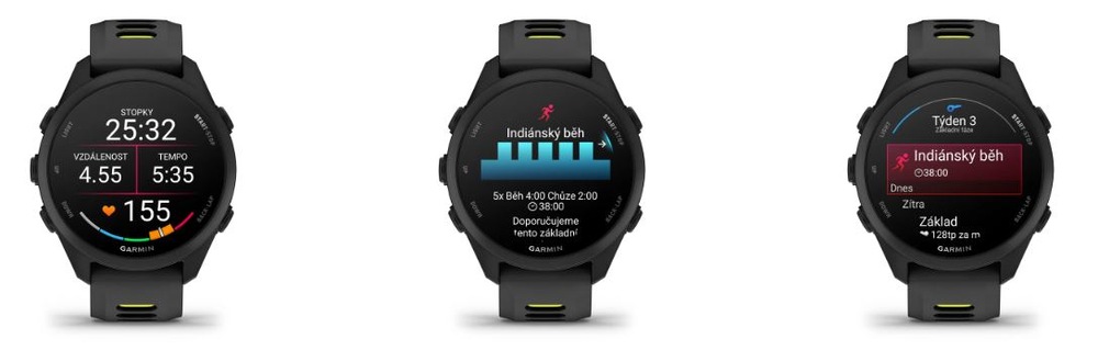 Chytré hodinky Garmin Forerunner 170 různé ciferníky